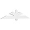 Ekena Millwork Redmond Architectural Grade PVC Gable Bracket, 84"W x 17 1/2"H x 2"D x 6"F, 5/12 Pitch GBP084X18X0206RED00 - alternate 1